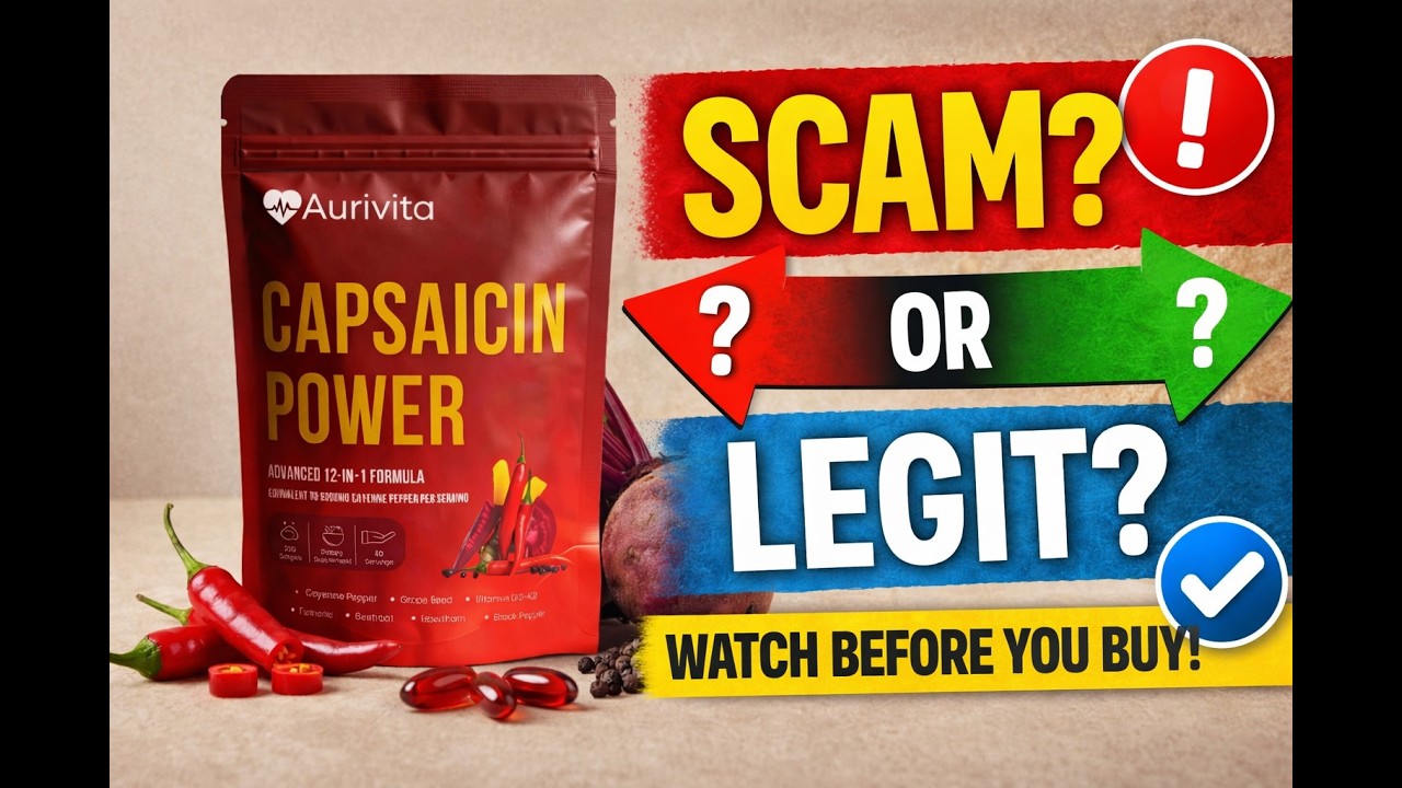 Aurivita Capsaicin Softgels Review 2026 🚨 SCAM or LEGIT?! &ldquo;Diabetes Cure&rdquo; Claims EXPOSED!