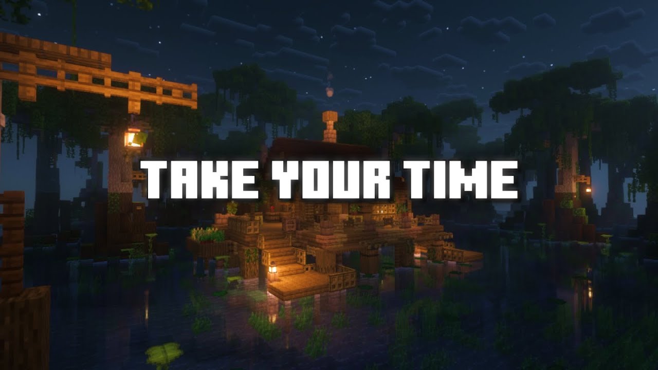 Peaceful Minecraft Swamp Cabin at Night (5 Hours) | Calm Ambience for Sleep 🌙