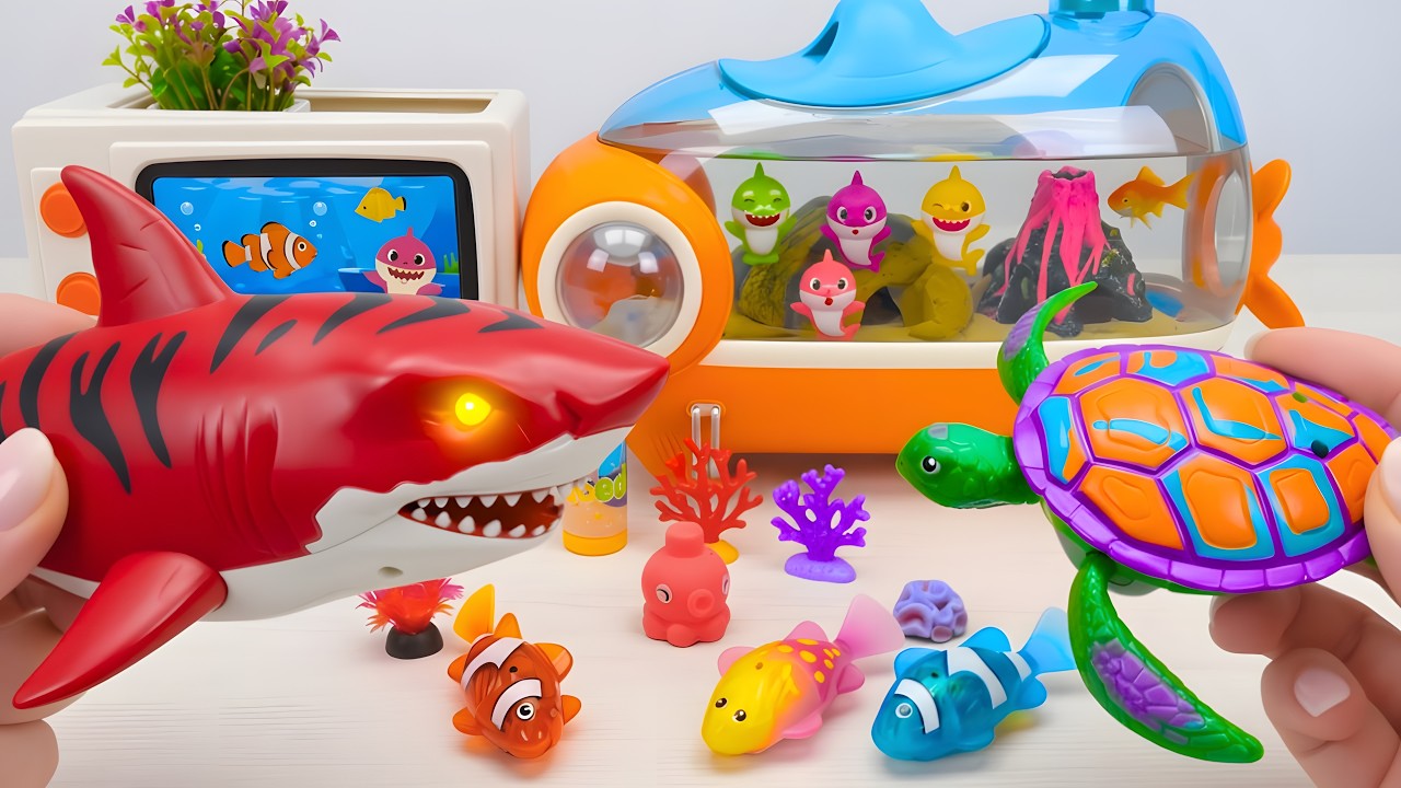 60 Minutes Satisfying with Unboxing Happy Aquarium Fishing Fish Toy Set ASMR 🌈 Review Toys