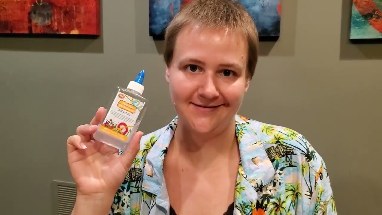 Giving myself a proper glue facial