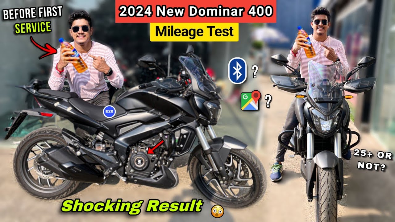 2024 Bajaj Dominar 400 Mileage Test - Shocking Result 😱 New Update  Dominar 400 Mileage In City |