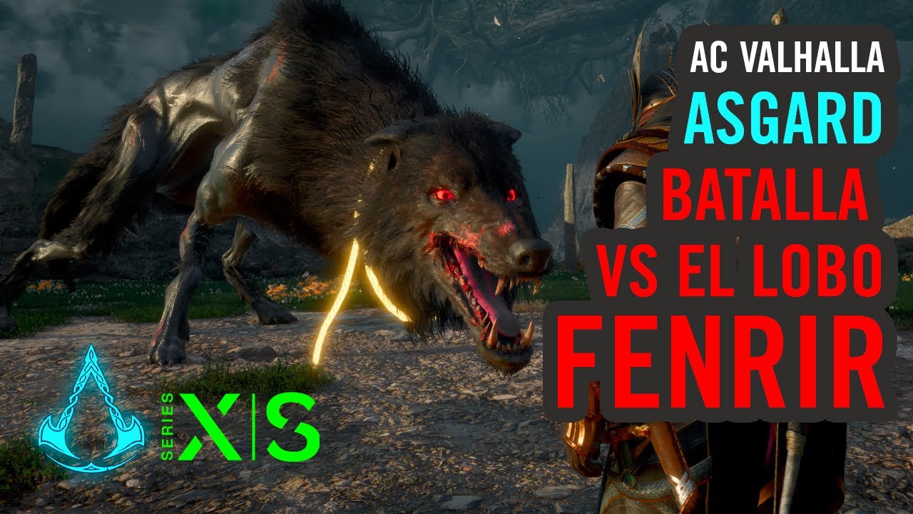 ¡¡ ASÍ ES EL LOBO FENRIR, HIJO DE LOKI !! / ASGARD / Assassin's Creed Valhalla / GAMEPLAY XBOX SX