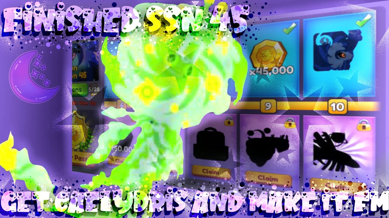 Finished Ssn 45, got Caelydris and made it FM in Dragon adventures, roblox👽