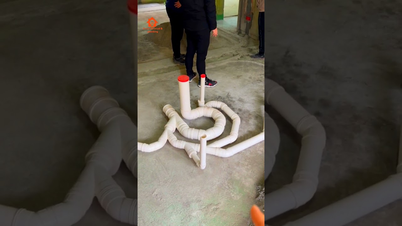 bathroom drain pipe😲😲😲