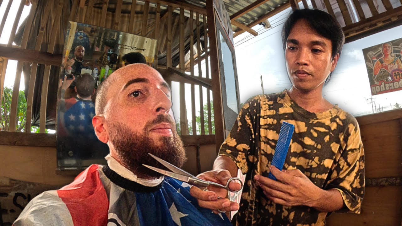 Самая свежая стрижка за 1 доллар на Филиппинах 🇵🇭