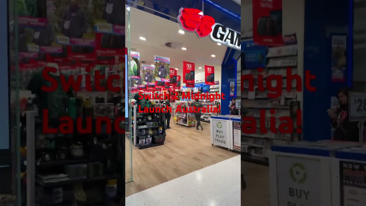 Nintendo Switch 2 midnight launch Australia EB Games! #gaming #switch #switch2 #australia #ebgames