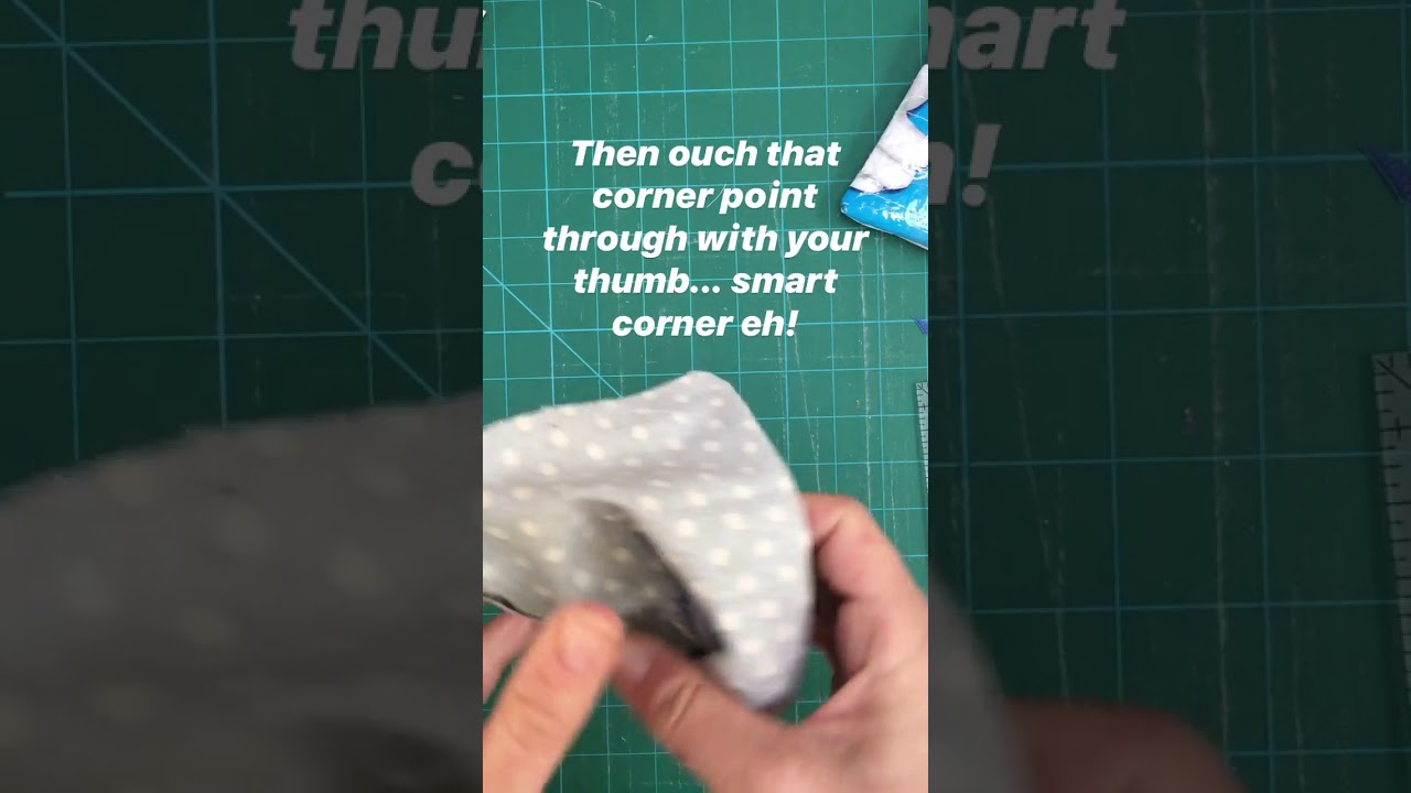 Top sewing tip - turning square corners through