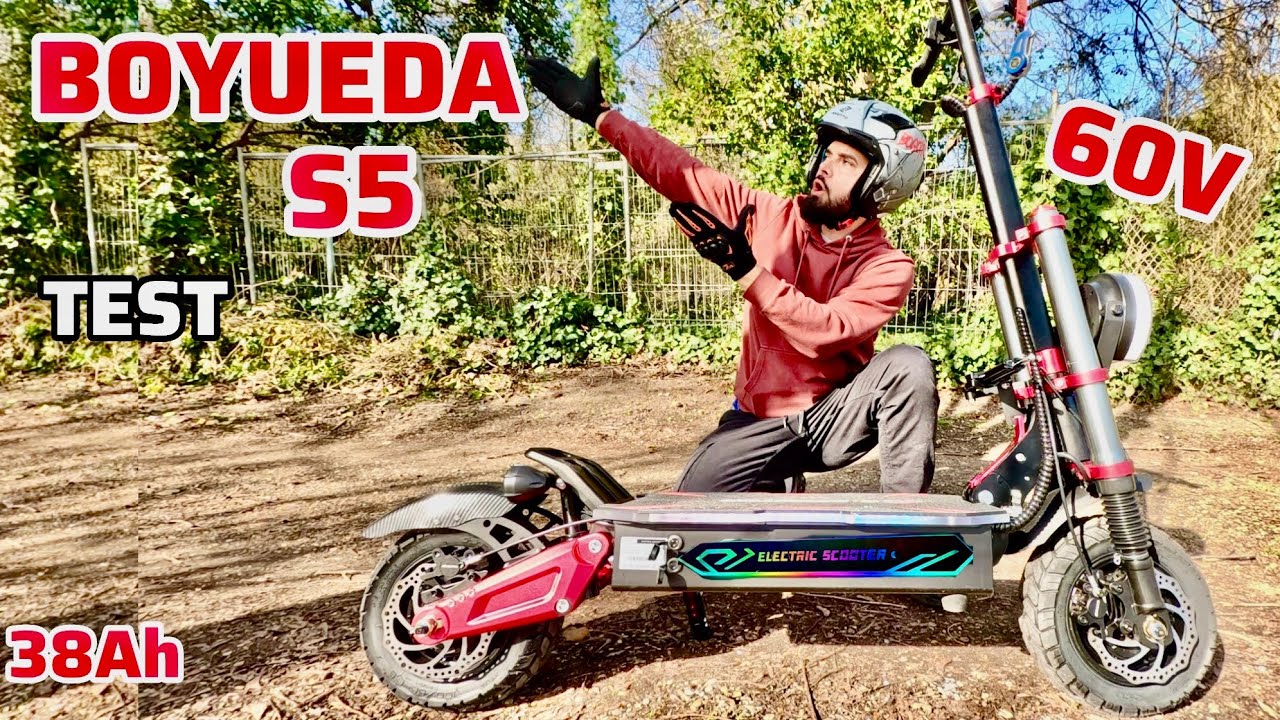 BOYUEDA S5 60V 6000W  TEST TROTTINETTE ELECTRIQUE #pourtoi #rider #foryou #fyp