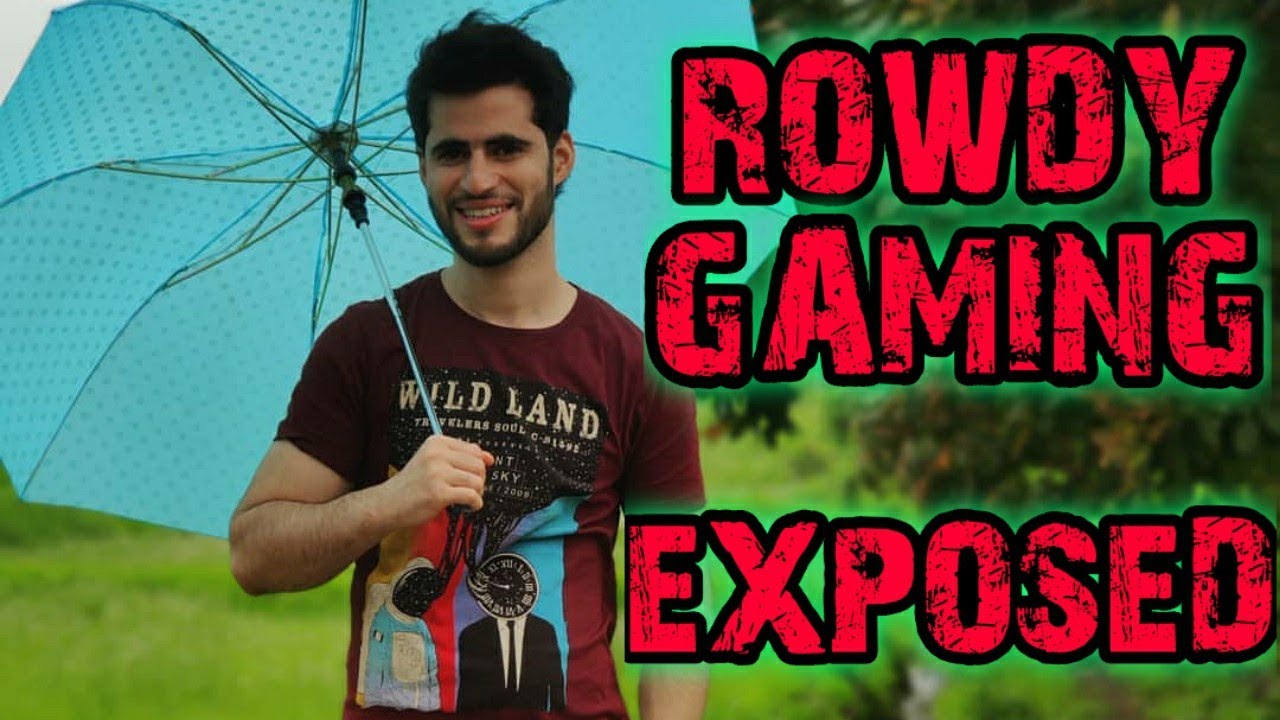 #Rowdy gaming exposed using hacks in live stream by #NHR CREW. Must watch caught cheating.