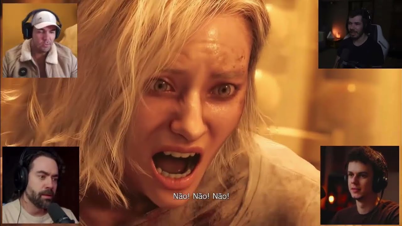 REAÇÃO DOS YOUTUBERS COM A M0RTE DO LEON!😭 Resident evil 9: Requiem