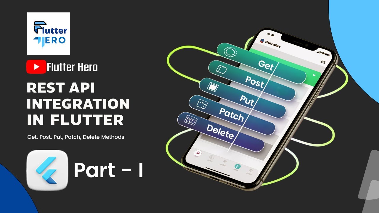Rest API Integration in Flutter | Get, Post, Put, Patch Delete http Methods in Flutter | Part 1