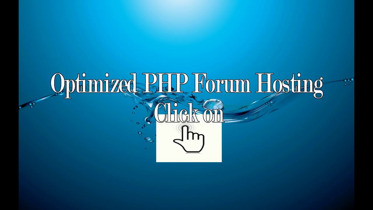 Forum Hosting At It's Best.