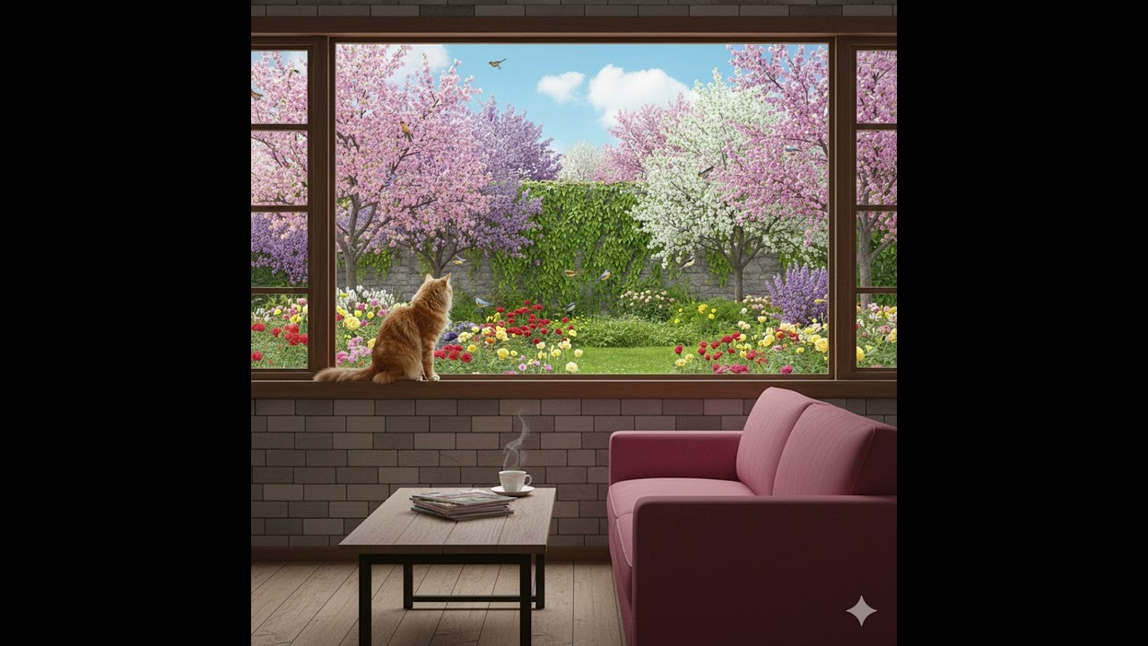 Spring Time Through The Window