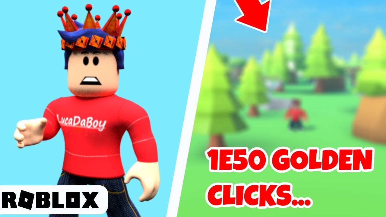 Getting 1e50 *GOLDEN* Clicks | Roblox Merging Legends