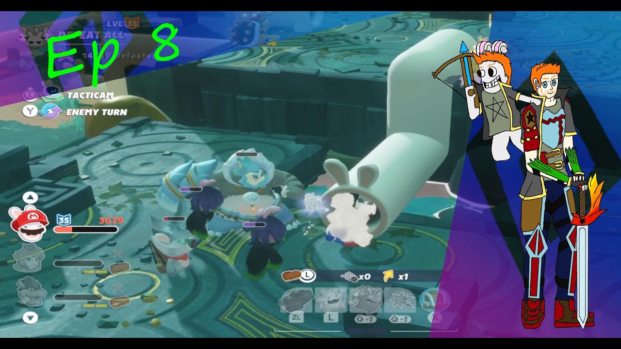 The Luckiest Coward Plays I've EVER Made (Mario and Rabbids: SoH [Last Spark Hunter] ep8)