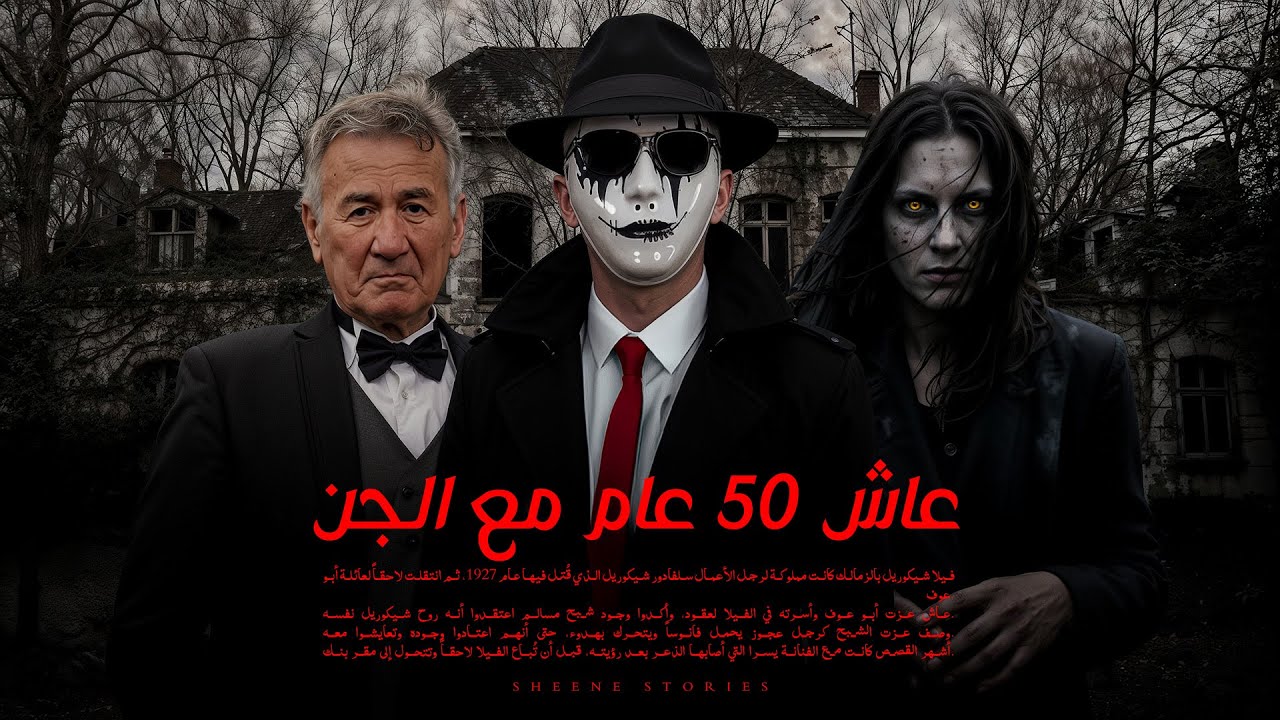 قصة فيلا عزت ابو عوف ، عاشو 50 عام في دار مسكونة بالجن | قصص رعب بالدارجة 🇲🇦