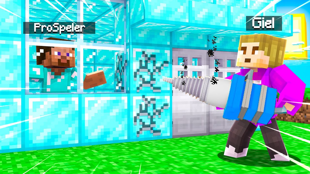 3 MANIEREN Om In Te BREKEN In DE PRO Zijn HUIS! (Minecraft Survival)
