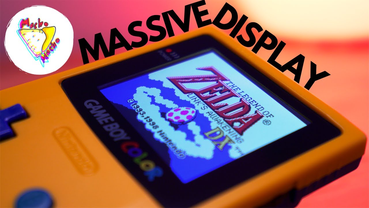 САМЫЙ БОЛЬШОЙ комплект IPS с подсветкой для GameBoy Color! | Комплект Q5 OSD XL IPS | Retro Renew