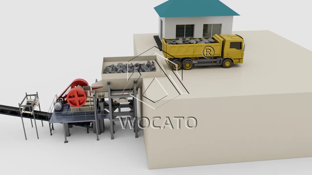 Fixed crushing plant-100t/h-crush hard stone