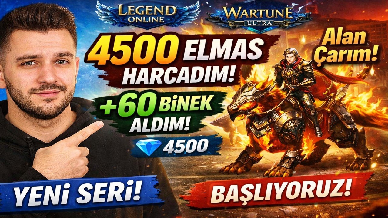 -39 Alan Çarına 4500 Elmasla +60 Binek?! | Wartune Ultra