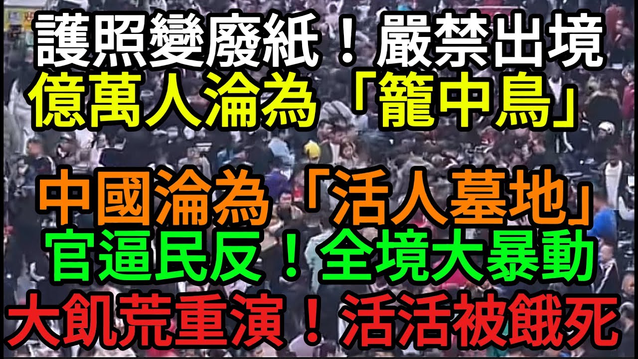 中國秘密進入「鎖國」階段。全國沒收公民護照。【中國經濟崩潰】