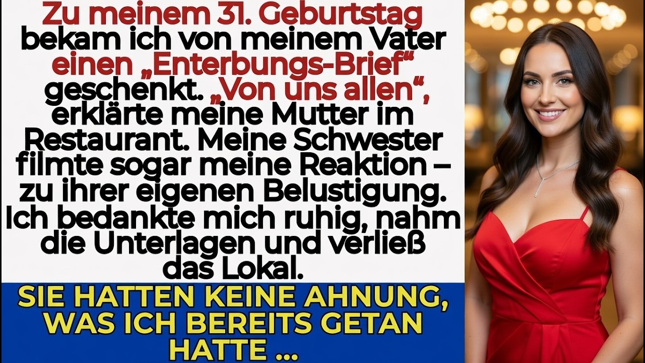 Zum Geburtstag gab mir meine Familie Enterbungspapiere – dann rief der CEO meinen Namen