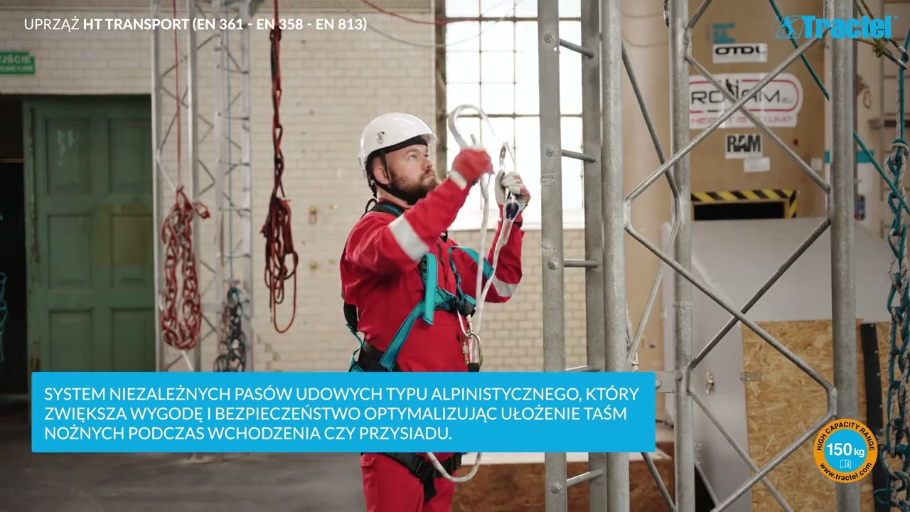 Uprząż do pracy w podwieszeniu HT Transport