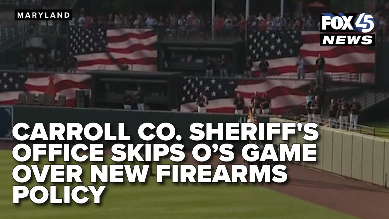 Baltimore Orioles' gun policy prompts sheriff to decline honor guard invitation