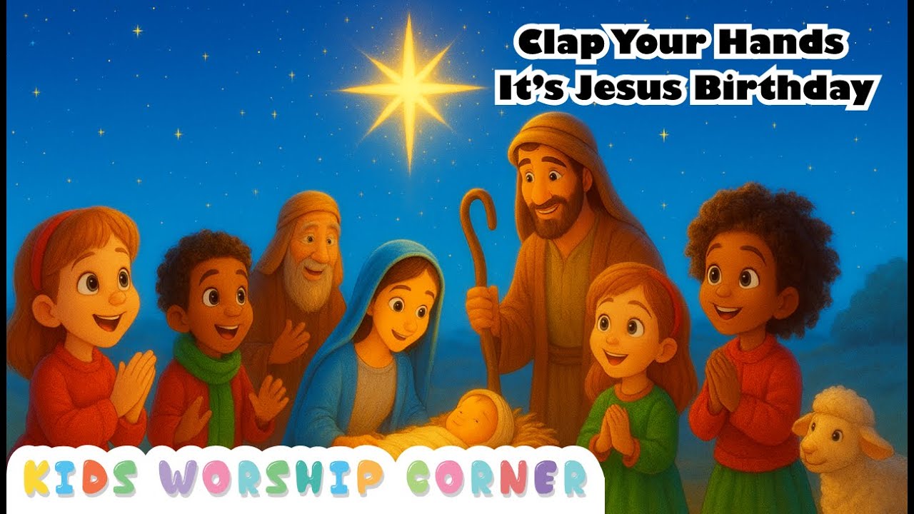 Clap Your Hands, It's Jesus' Birthday Medley |Kids Worship Corner | Christian Song For Kids.