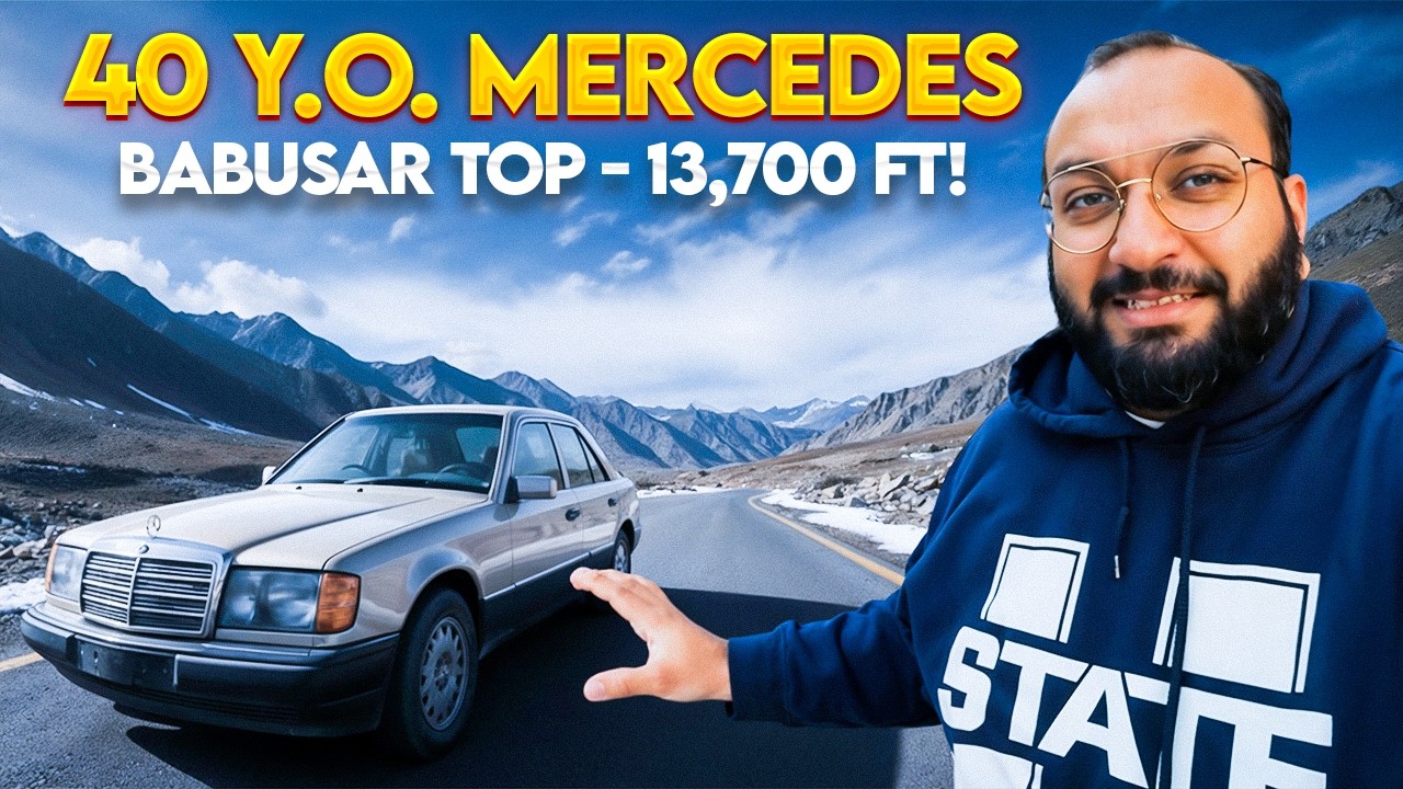 Trying to Reach China Border 🇨🇳 on My 40 Year Old Mercedes W124 