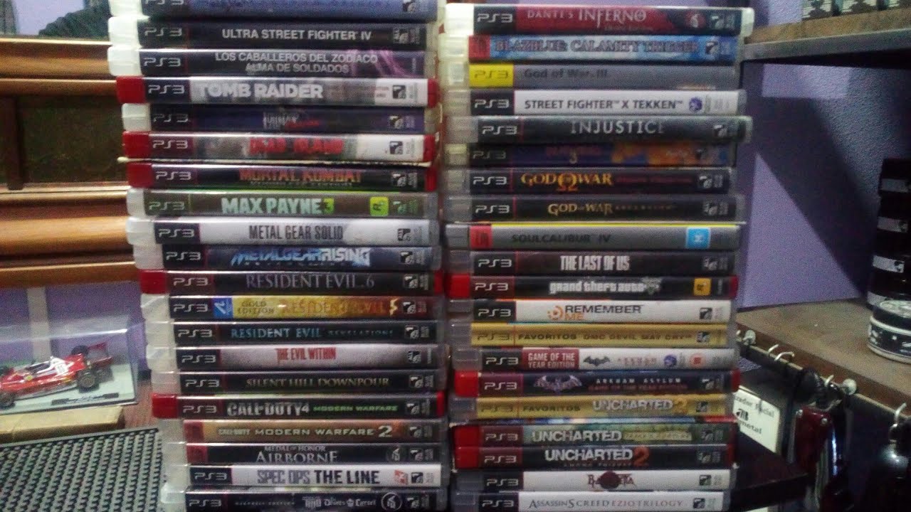 Mi colección de juegos de ps3..cuales son tus 5 juegos favoritos de ps3?