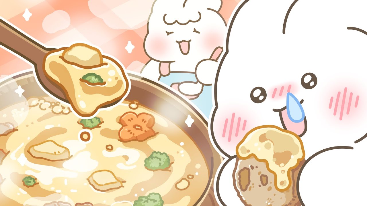 추운 겨울 엄마가 끓여준 따끈따끈 크림 스튜 🍲❄️ | Cozy Winter Cream Stew | Mukbang ASMR | SHUYA