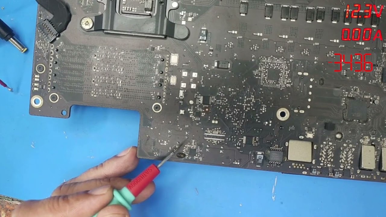 สอนซ่อมเมนบอร์ด IMac 820-4652-A เปิดไม่ติด