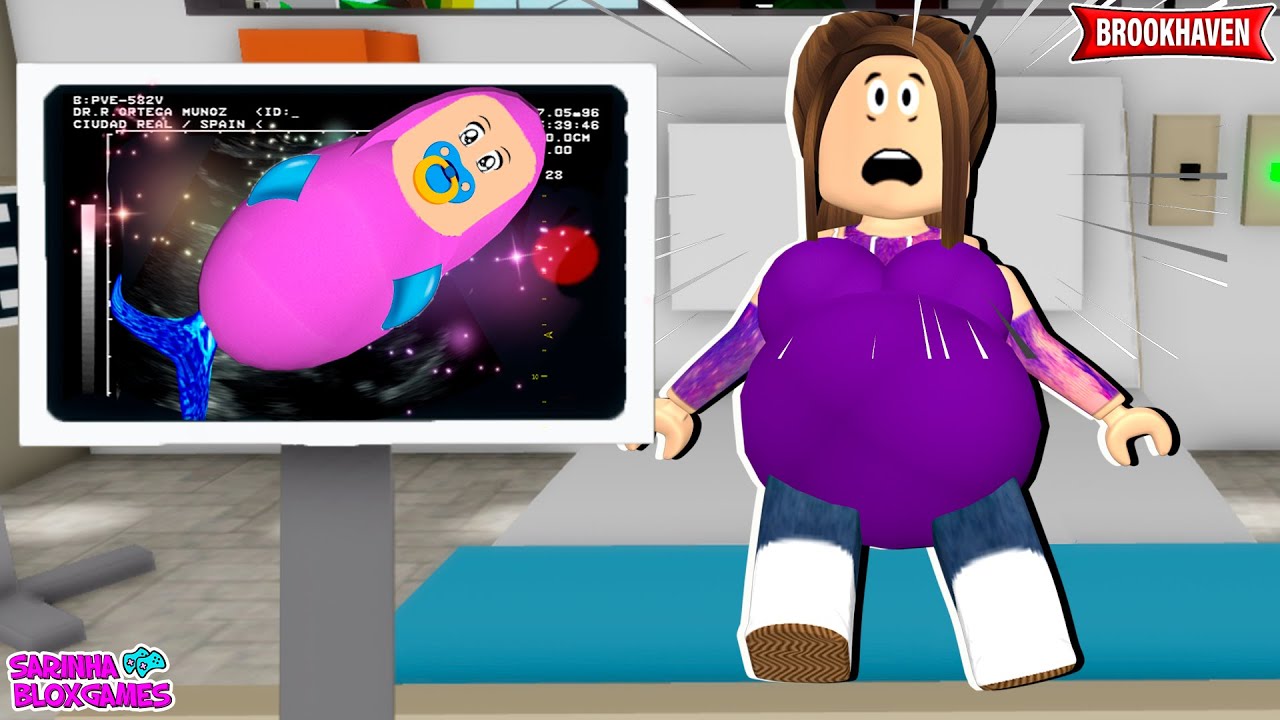 ESTOU GRÁVIDA DE UMA SEREIA!!! E AGORA? - BROOKHAVEN 🏡 RP | Roblox