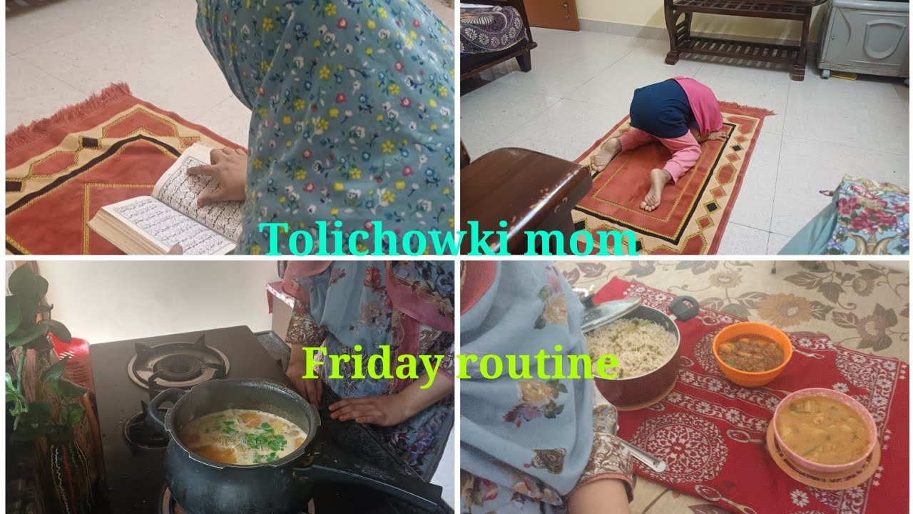 A friday In My Life //made Hyderbadi Dalcha in Lunch// friday Special durood e  salam #food #vlog