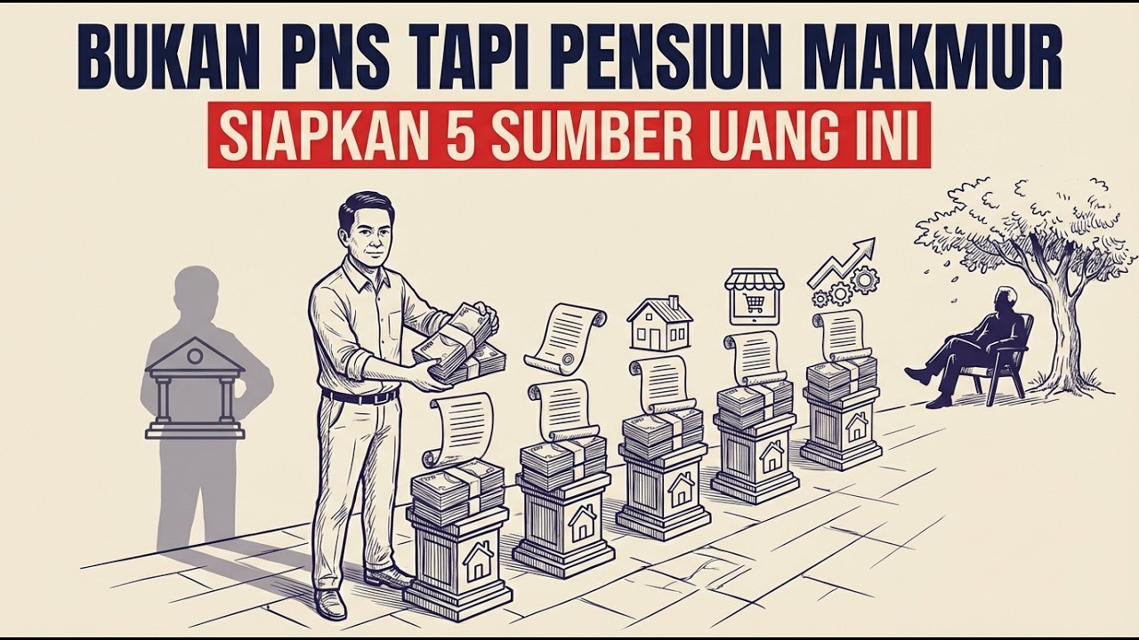 SUSUN 5 SUMBER UANG INI DARI SEKARANG: BUKAN PNS TAPI MAU PENSIUN TENANG!