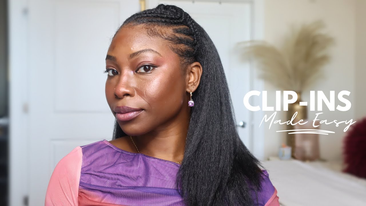 How I've Been Wearing Kinky Straight Clip-Ins on Natural Hair