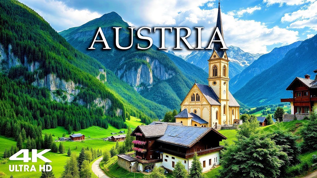 AUSTRIA 4K | Explore Majestic Alps, Serene Lakes & Charming Alpine Villages
