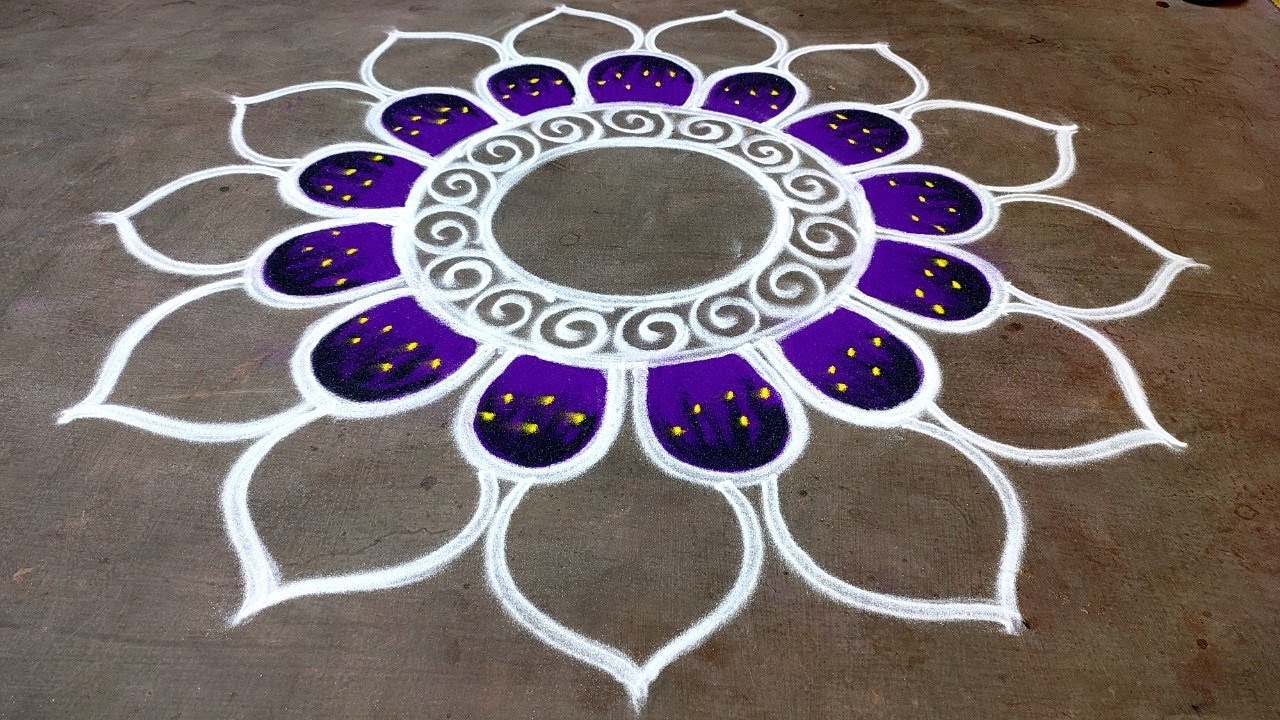 2025 Diwali big rangoli designs|Diwali beautiful rangoli|Diwali muggulu designs|Amazing rangoli