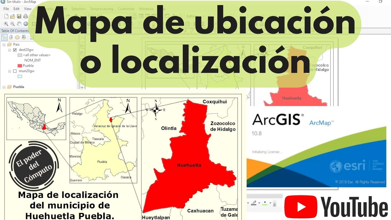 Cómo hacer un Mapa de ubicación o localización en ArcGIS || 2022