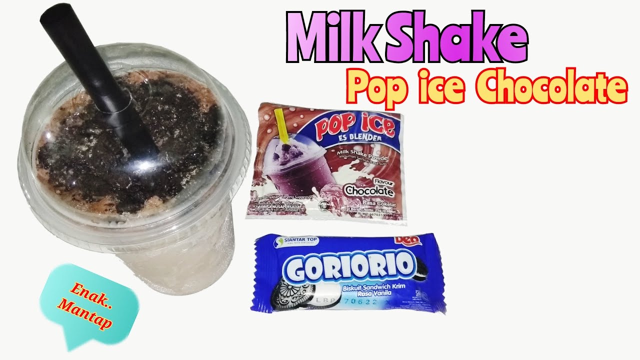 MILKSHAKE POP ICE CHOCOLATE || NEWLY BEVERAGE