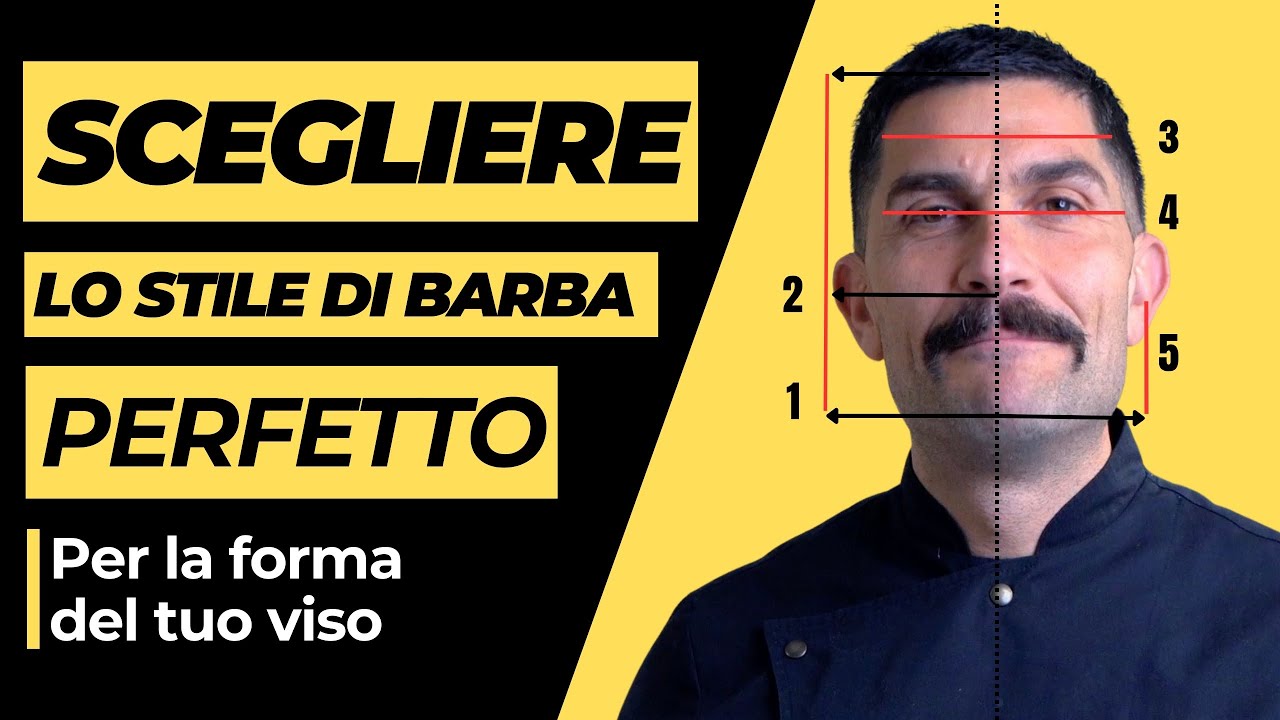 Scegliere lo stile di barba perfetto per la forma del tuo viso 📐