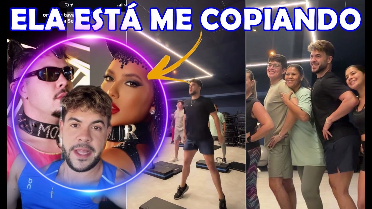 Alvaro Xaro sendo copiado pela Virgínia + Malhando com a crente e a Minha Menina | Stories do Alvaro