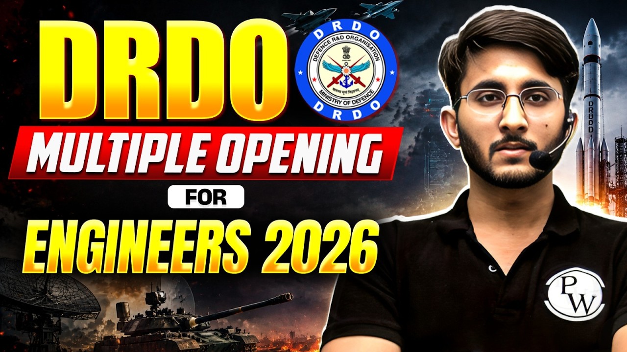 DRDO Jobs 2026 | Multiple Openings for Engineers | Eligibility & Apply Process | Complete Details