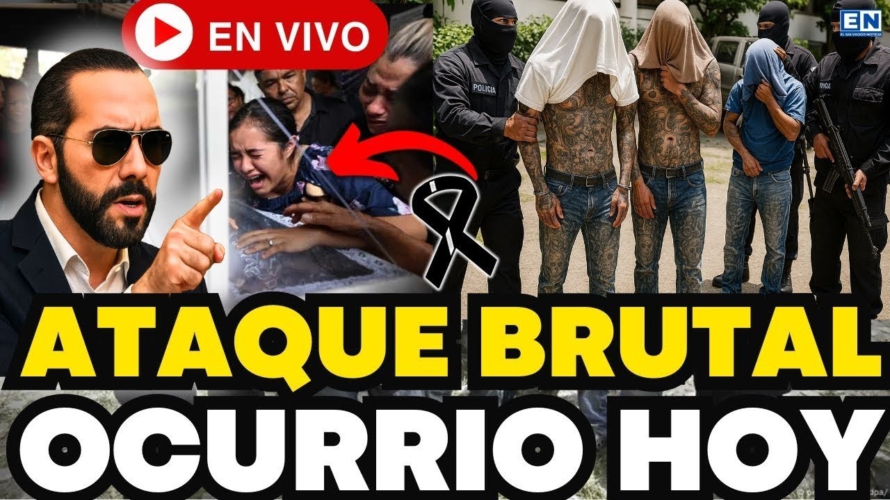 El pueblo llora, y está de luto, Bukele mete a la cárcel por siempre El Salvador