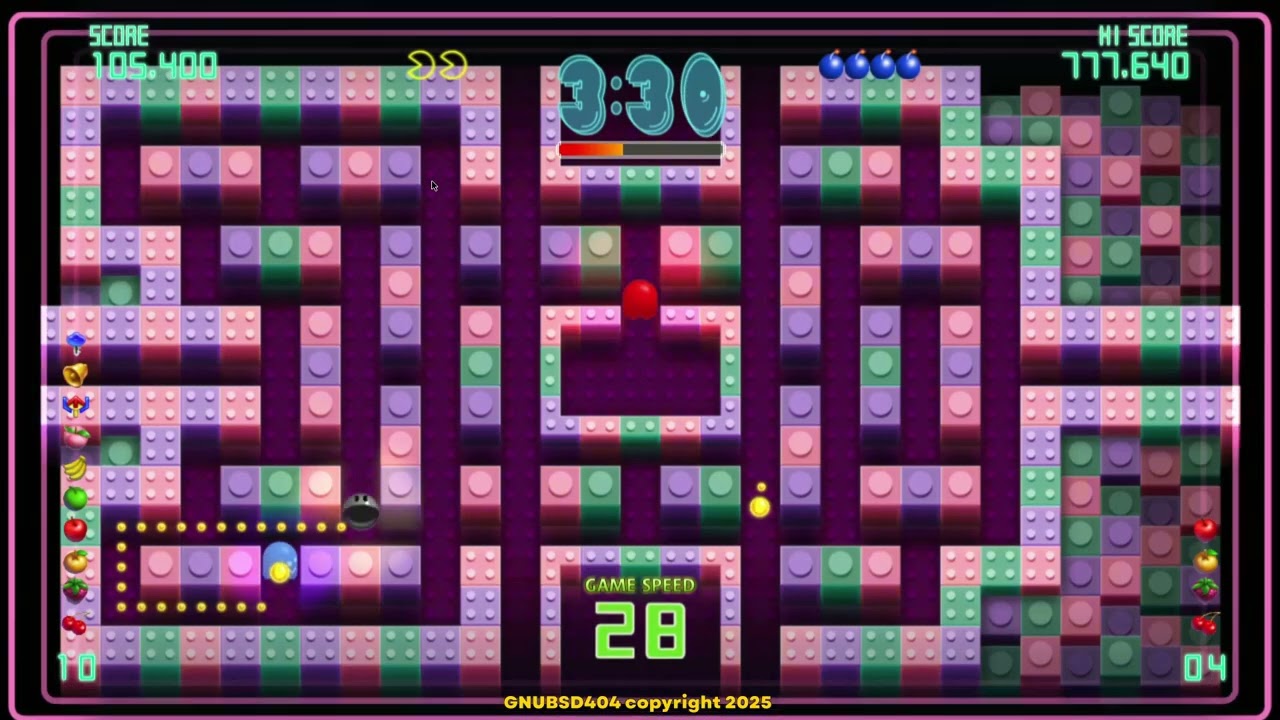 GNUBSD404 Long N113 PacMan Championship II (Steam/Proton/Linux)