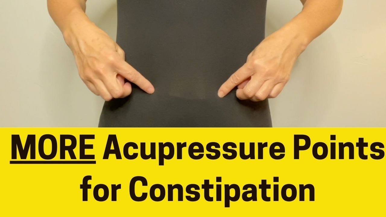 Alternative Acupressure Points for Constipation