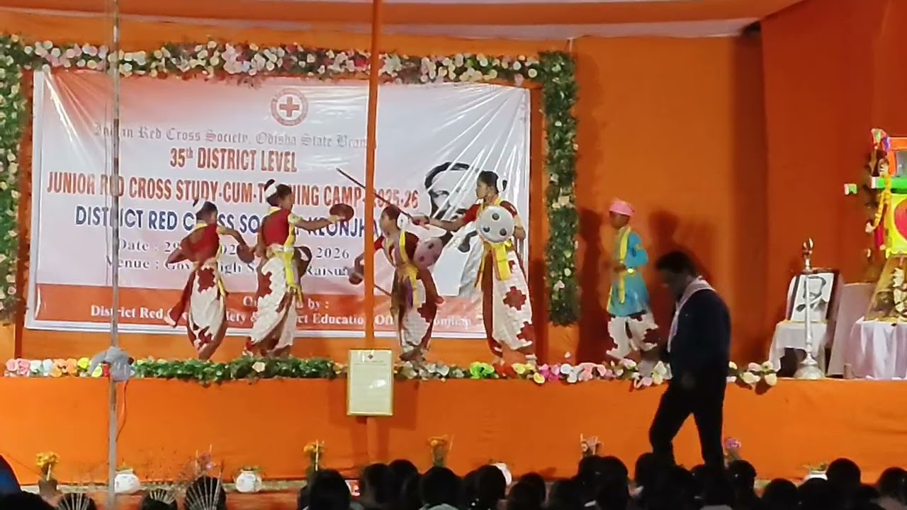 Group Dance Present By Dobalapal Hs at JRC RAISUAN, Keonjhar 