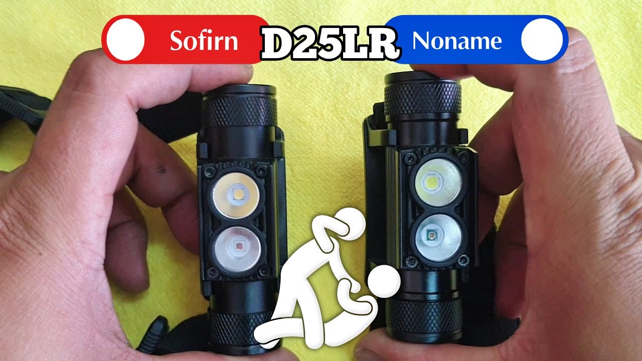SofirnD25LR🆚NonameD25LRแสงใครจิดีกั่ว🧐#ไฟฉาย #ไฟฉายแรงสูง #sofirn  #d25LR #H25LR  #headlamp
