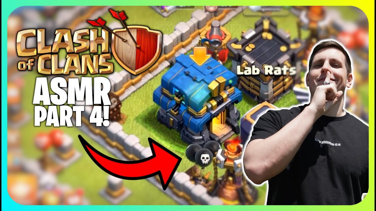 (ASMR) Clash Of Clans To Help You SLEEP PART 4 (Town Hall 12 Upgrade!)
